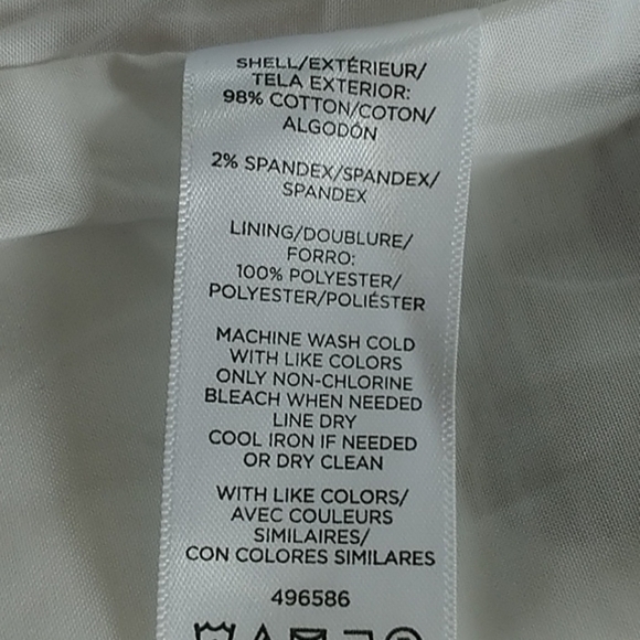 Ann Taylor Factory White w Florals Sz 2 - Picture 4 of 8